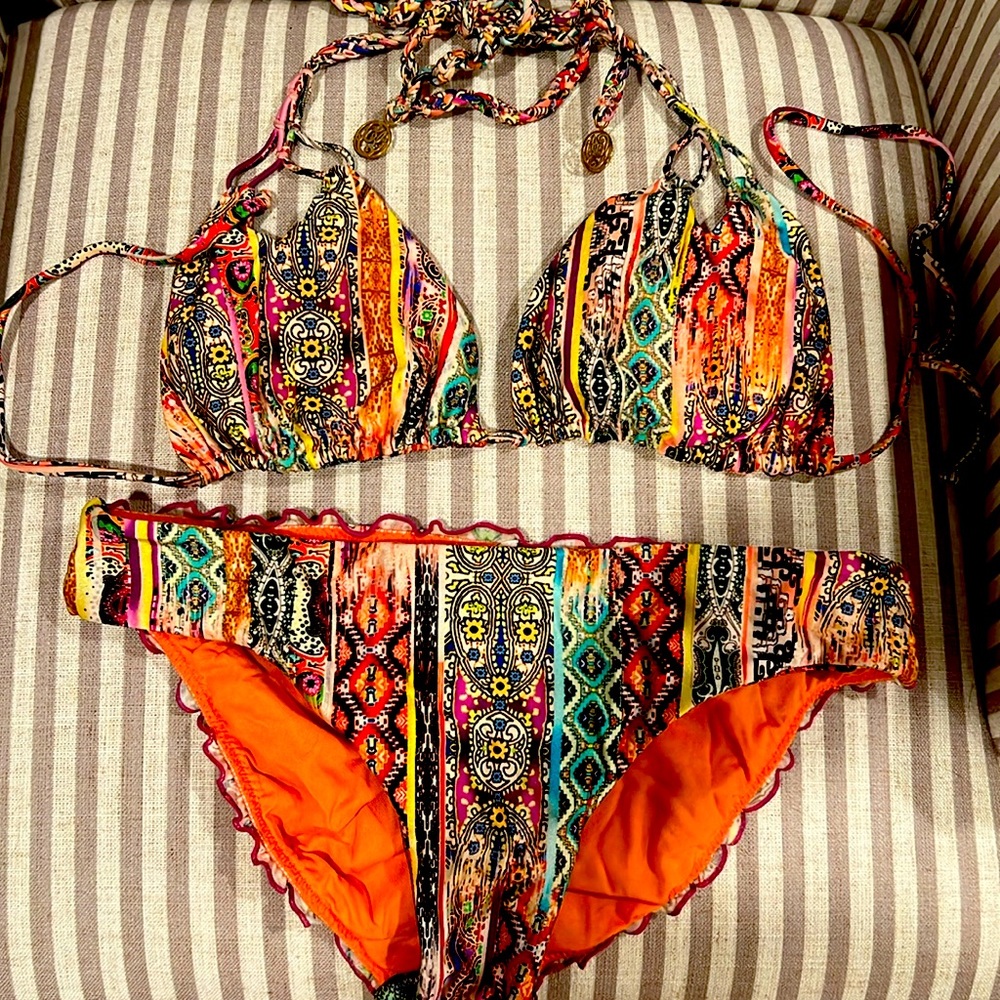Luli Fama bikini set. Size M